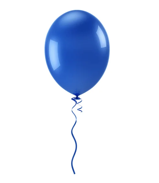 Blauwe ballon — Stockfoto