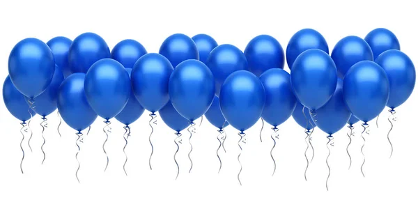 Balões azuis — Fotografia de Stock