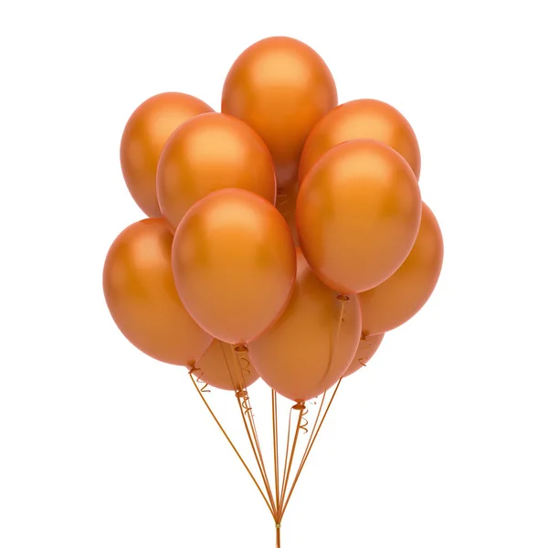 Orange balloons — Stock Photo, Image
