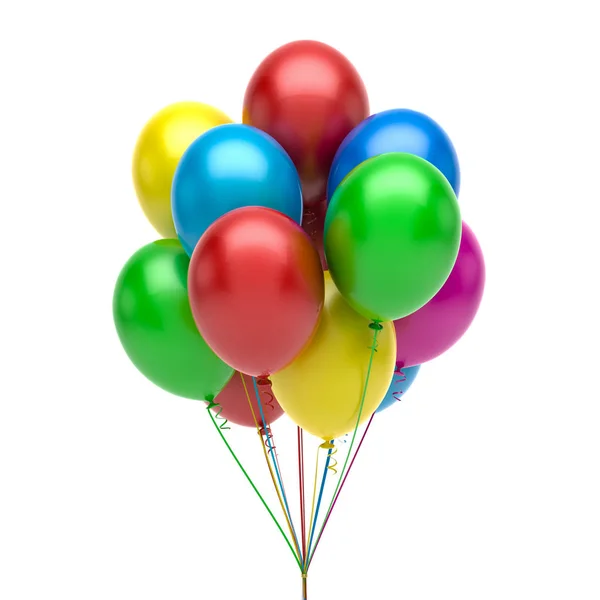 Färgglada ballonger — Stockfoto