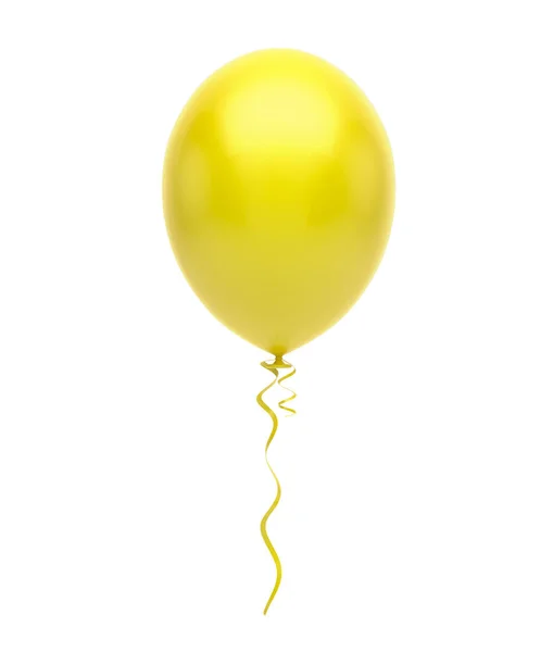 Gele ballon — Stockfoto