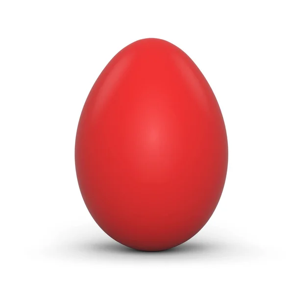 Uovo di Pasqua rosso — Foto Stock