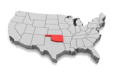 Oklahoma state, ABD Haritası