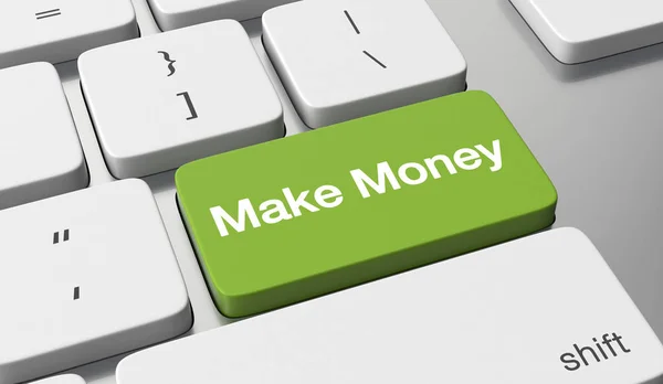 Hacer dinero en línea — Foto de Stock