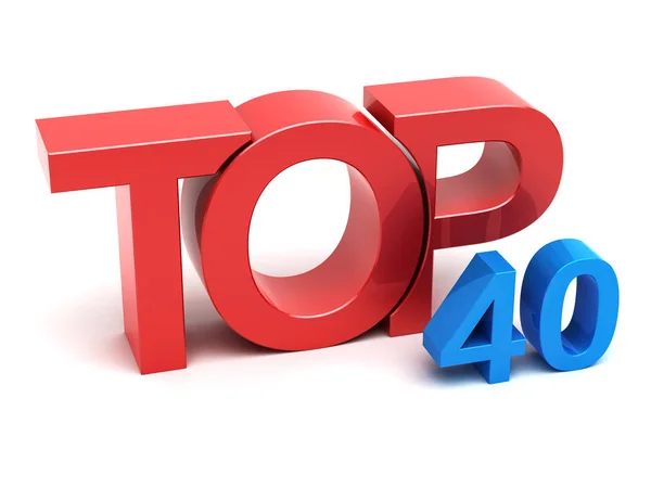 Top 40 — Zdjęcie stockowe
