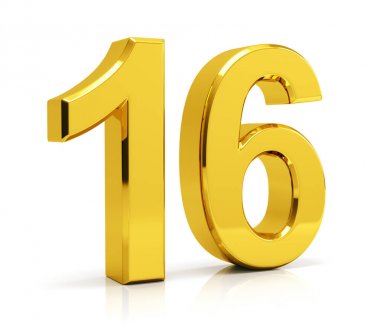 Number 16 clipart