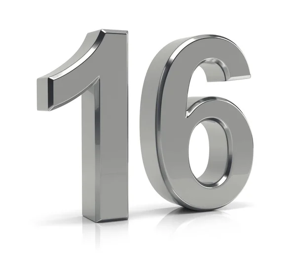 Número 16 — Fotografia de Stock