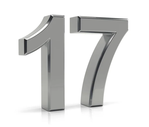 Número 17 — Foto de Stock