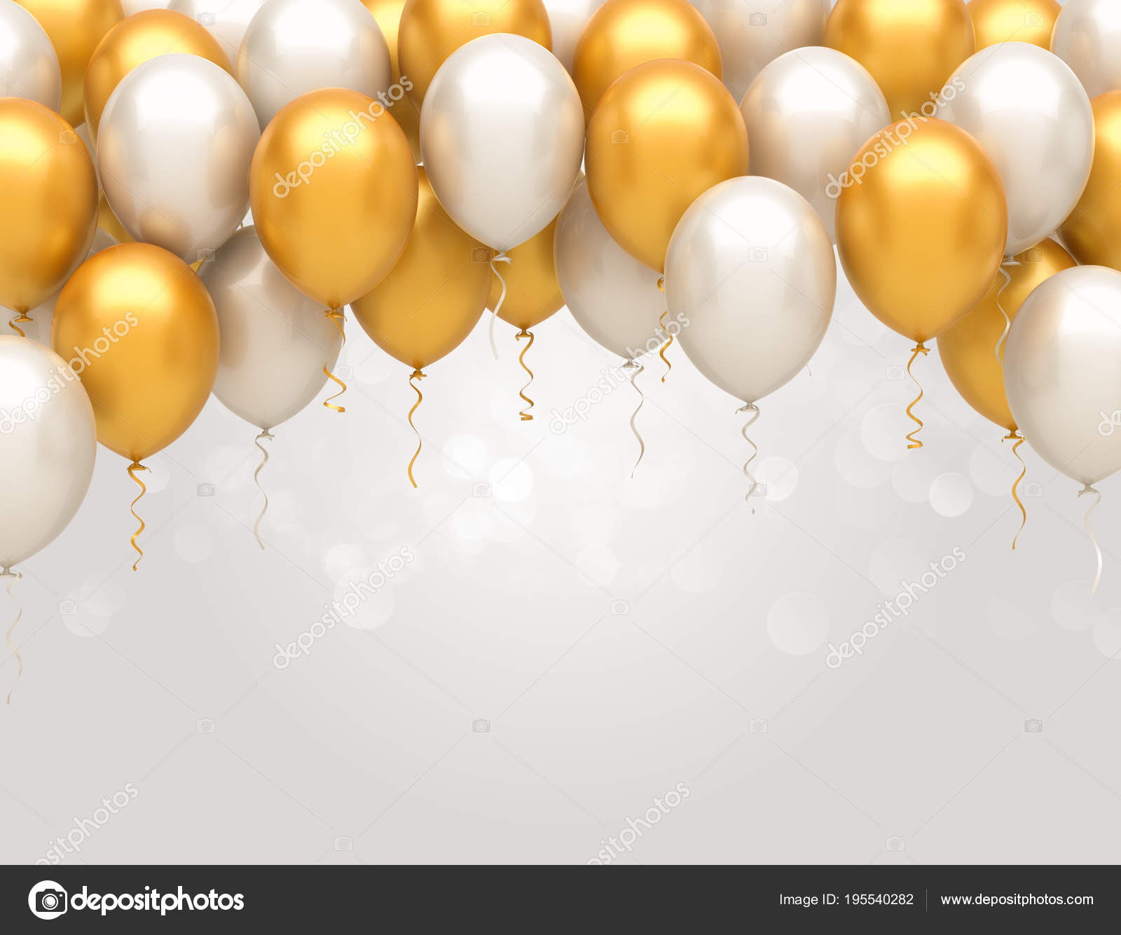 Gold balloons background Stock Photos, Royalty Free Gold balloons background  Images | Depositphotos