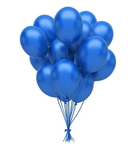 Blauwe ballonnen — Stockfoto