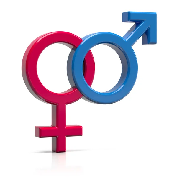 Heterosexual symbol — Stock Photo, Image