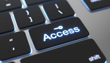 Klavye tuşundaki metne eriş. Veri güvenliği kavramı. 