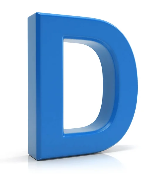 Буква D — стоковое фото