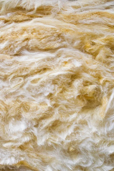 white and yellow mineral wool