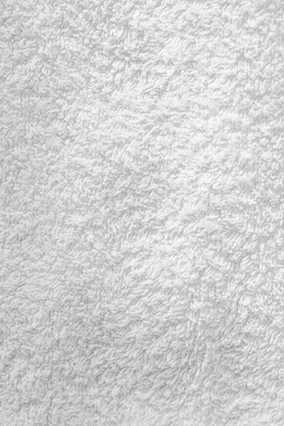 Fehér frottírtörölköző szövet textúra — Stock Fotó