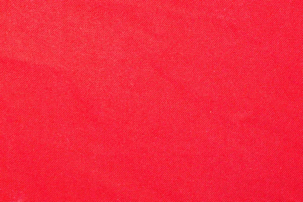 Vörös pamut anyag textúra vagy háttér — Stock Fotó