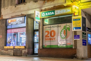 Tarnowskie G\ ry, Polonya - 10 Ocak 2020 - Kasa Stefczya Bankası 