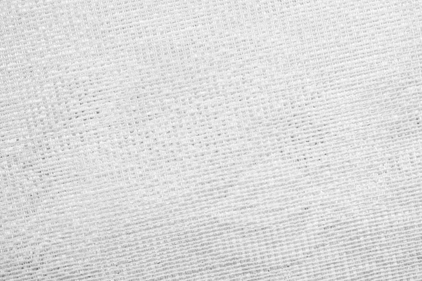 Biała Bawełna Sprawdzona Tkanina Widocznej Fakturze Faktura Lub Tło — Zdjęcie stockowe