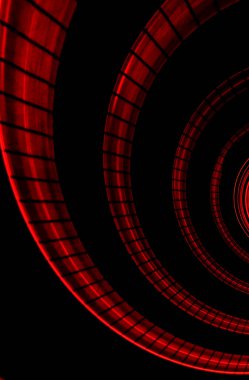 Geceli araba ışıkları. Uzun süre açık.