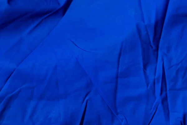 Material Caucho Arrugado Azul Textura Fondo — Foto de Stock