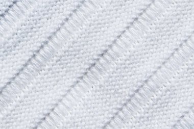 Pileli beyaz pamuklu kumaş. doku veya arkaplan