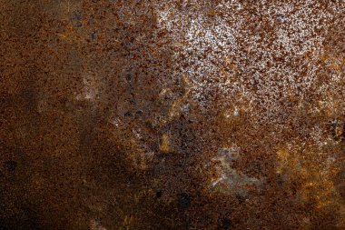 Eski paslı çelik levha. doku veya arkaplan