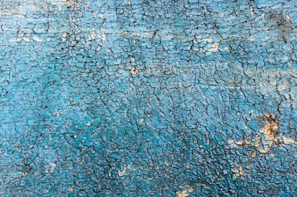 Stará Zeď Natřená Modře Viditelnými Detaily — Stock fotografie