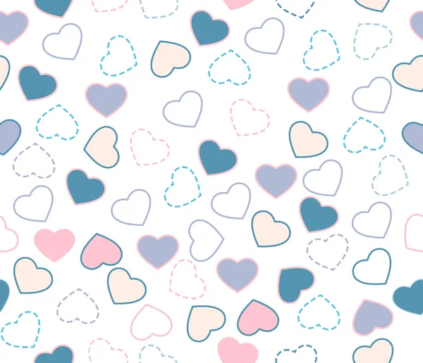 serdechkami ile sorunsuz arka plan. Oboi Sevgililer günün kutlu olsun