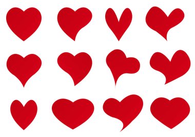  Kalpler, Sevgililer günü ile vektör arka plan