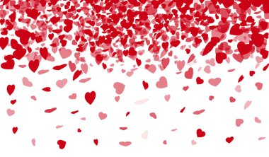  Kalpler, Sevgililer günü ile vektör arka plan