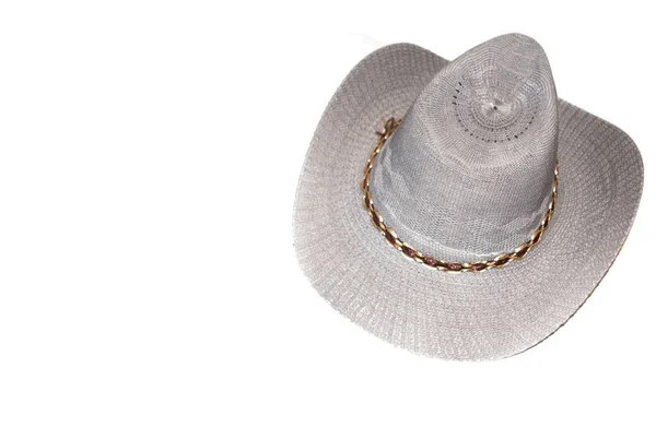 Cowboy hat closeup. Isolated background — Stock Photo, Image