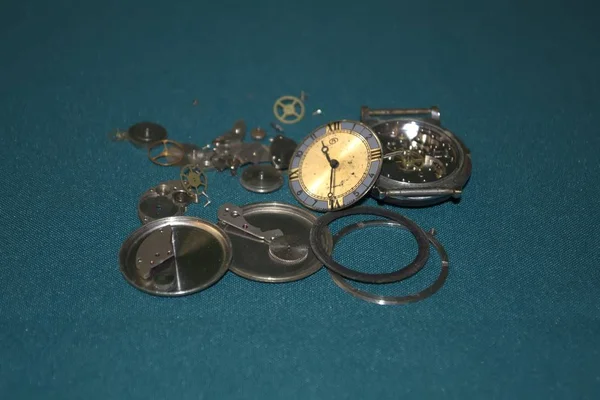 Clockworks close-up. Background for design. — Stock Photo, Image