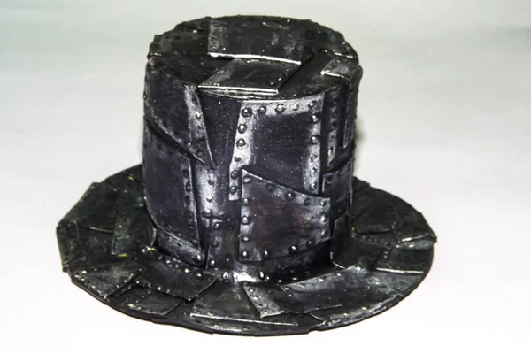 皮帽。 Steampunk型帽子 — 图库照片