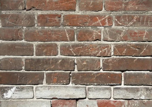 Yazılı tuğla duvar. Sunum için arkaplan
