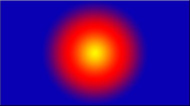 Mavi arkaplanda kırmızı çember