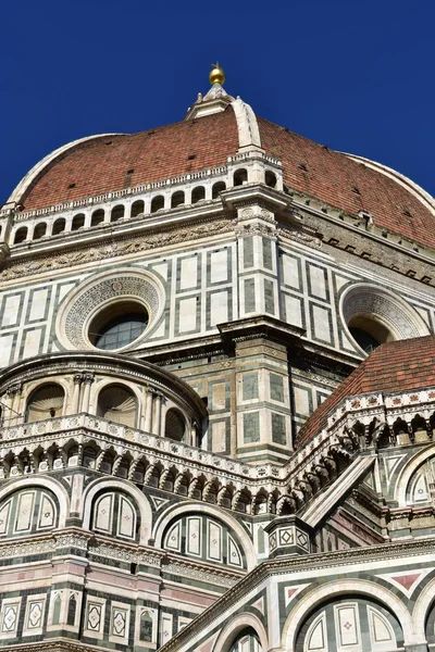 Santa Maria Del Fioren Katedraali Kupolin Lähikuva Firenze Italia — kuvapankkivalokuva