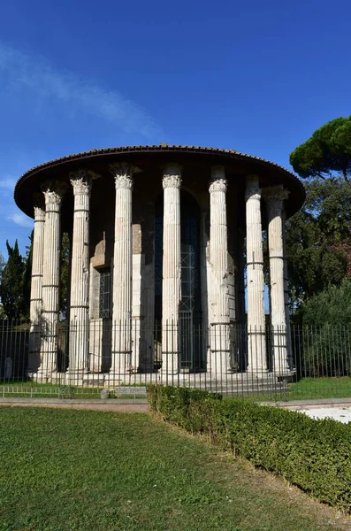 Templo Hércules Victor Tempio Ercole Vincitore Roma Itália — Fotografia de Stock