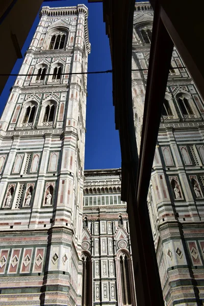 Campanile Giotto Torre Sineira Catedral Santa Maria Del Fiore Rua — Fotografia de Stock