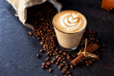 Espresso served in a glass
