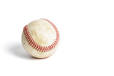kirli beyzbol izole