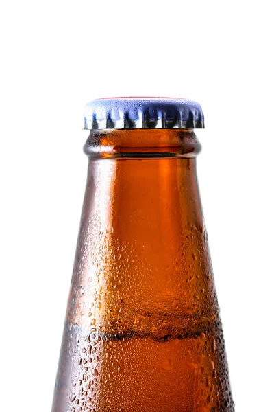 Närbild flaska öl — Stockfoto