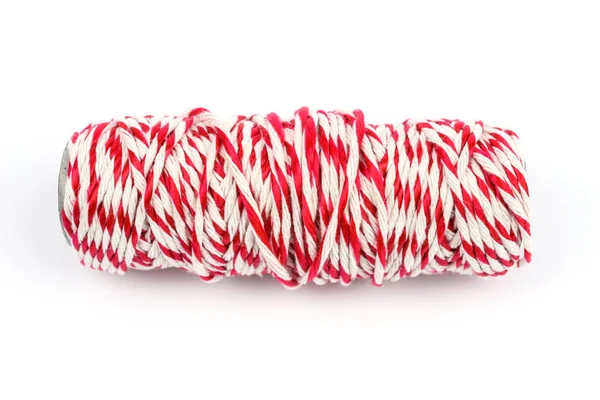 Red white rope — Stock Photo, Image