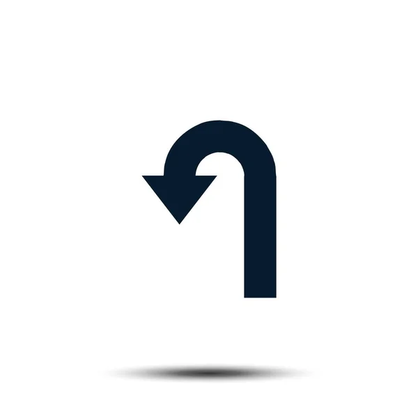 Verkehrszeichen-Vektor-Logo-Vorlage Abbildung Folge 10 — Stockvektor