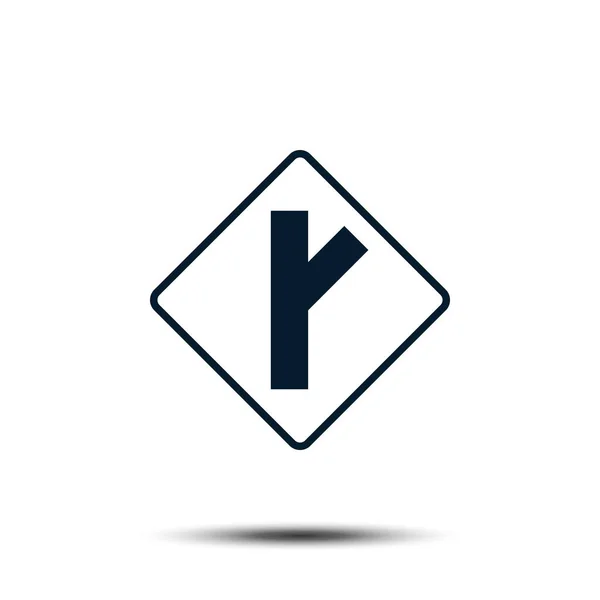 Road Sign Vector Logo Template Ilustração EPS 10 —  Vetores de Stock