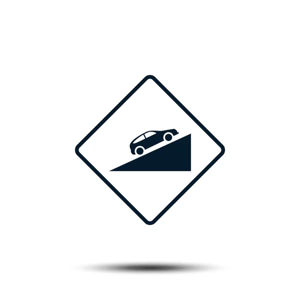 Señal de tráfico Vector Logo Plantilla Ilustración EPS 10 — Archivo Imágenes Vectoriales