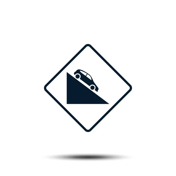 Señal de tráfico Vector Logo Plantilla Ilustración EPS 10 — Vector de stock