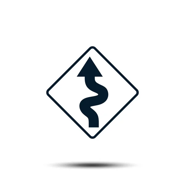 Illustration du modèle de logo vectoriel de panneau de signalisation routière SPE 10 — Image vectorielle