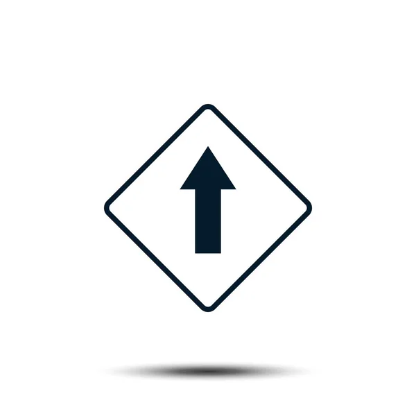 Znak drogowy Wektor Logo Szablon ilustracja Eps 10 — Wektor stockowy