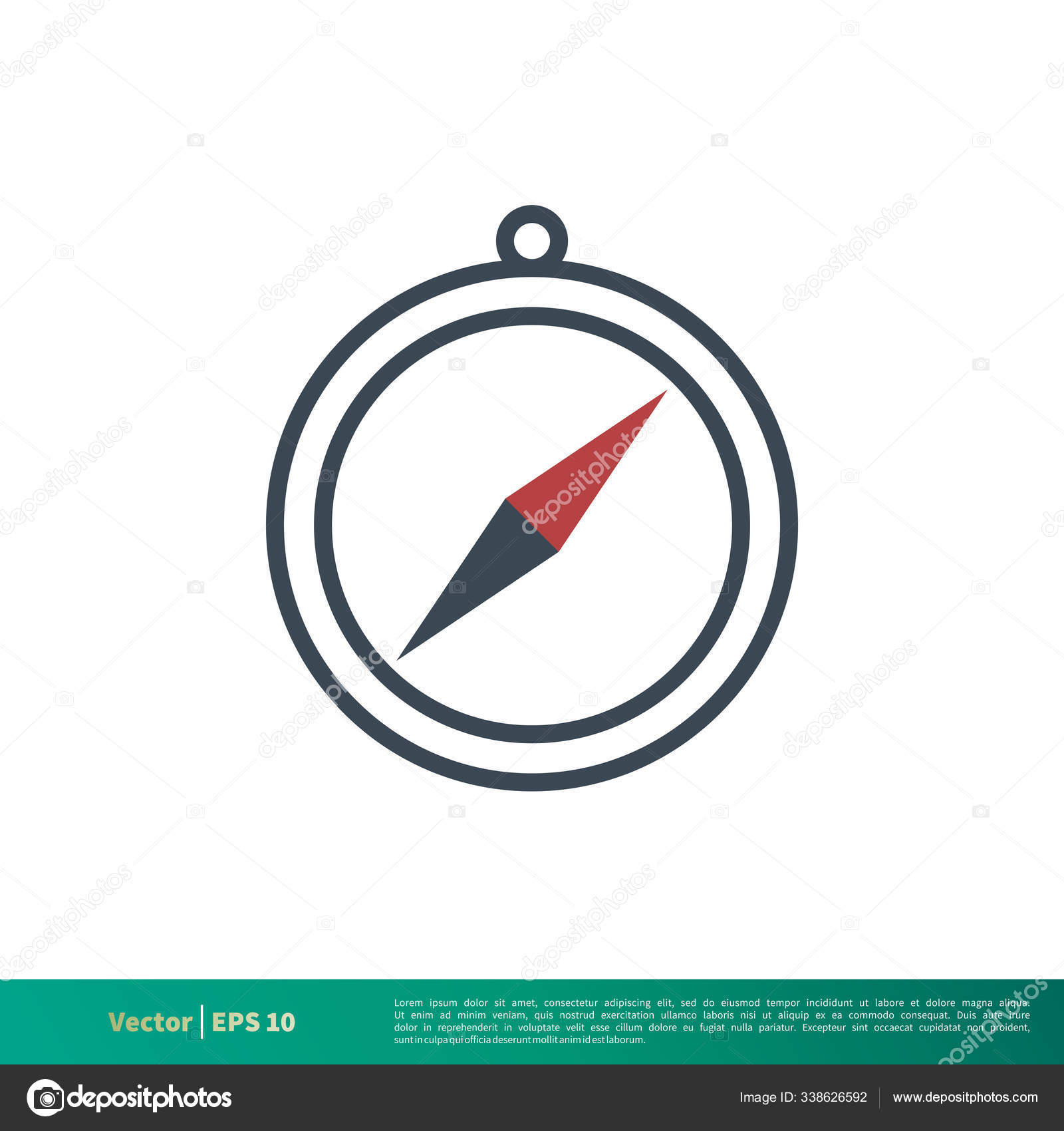 指南针图标矢量标志模板图解设计软件10. 图库矢量图©soponyono 338626592, image size:1600x1700