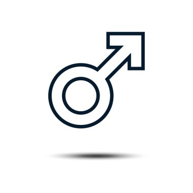 Men Gender Sign Icon Vector Logo Template Illustration Design EPS 10.